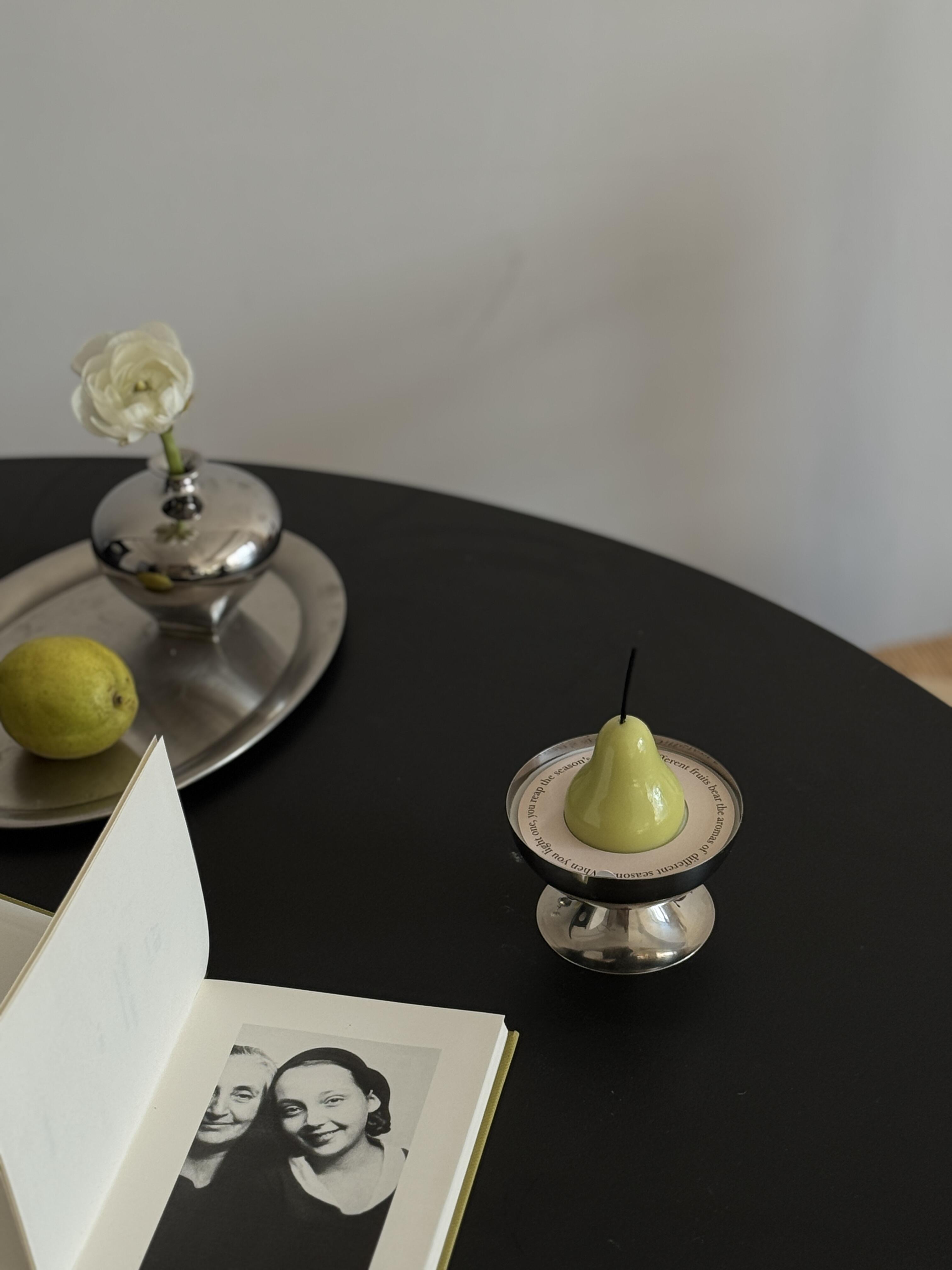 Green Pear Scented Candle