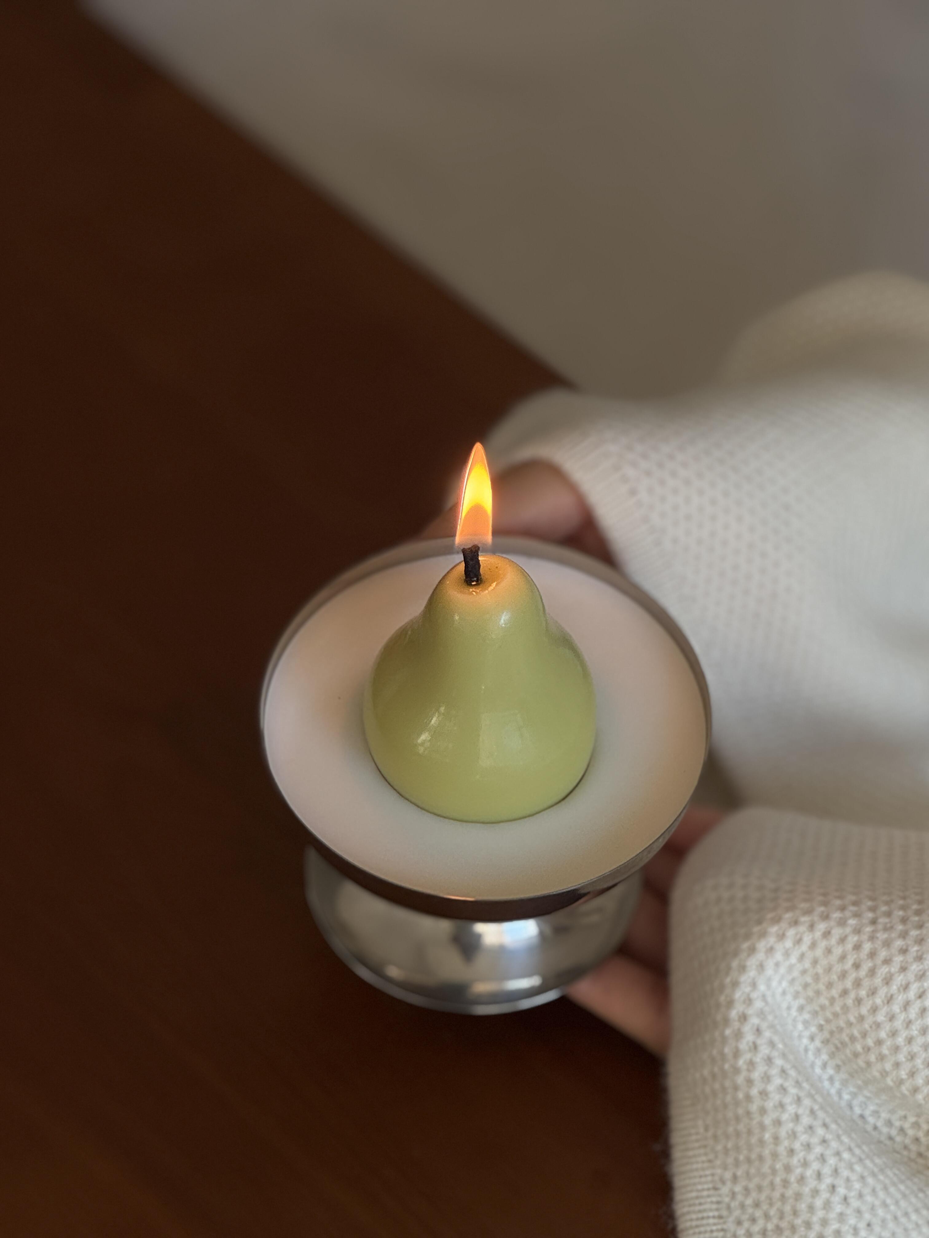 Green Pear Scented Candle