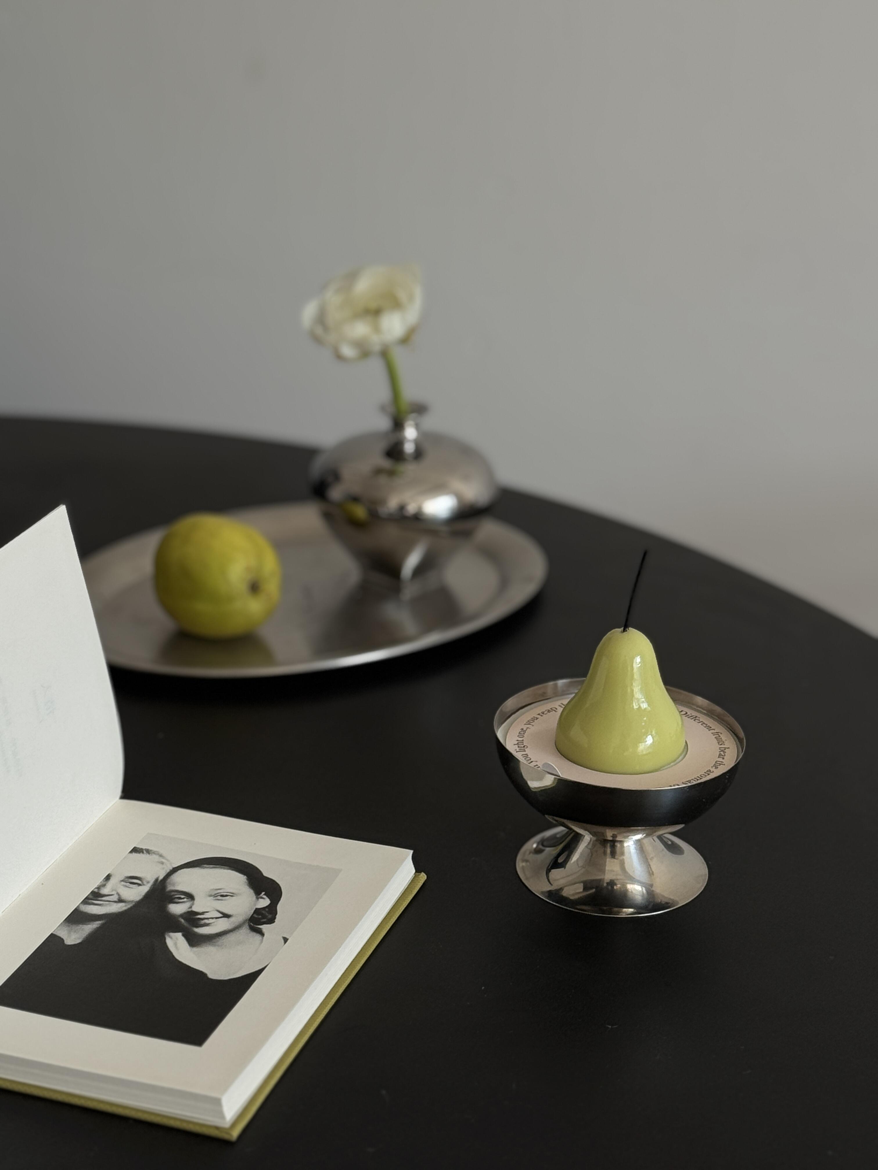 Green Pear Scented Candle