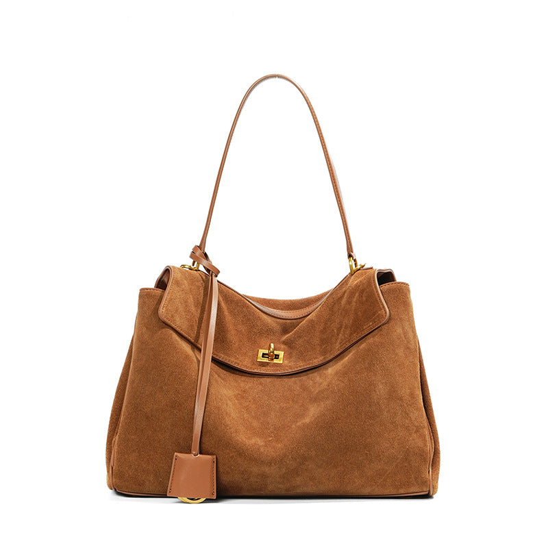 The Rivoli Suede Carryall