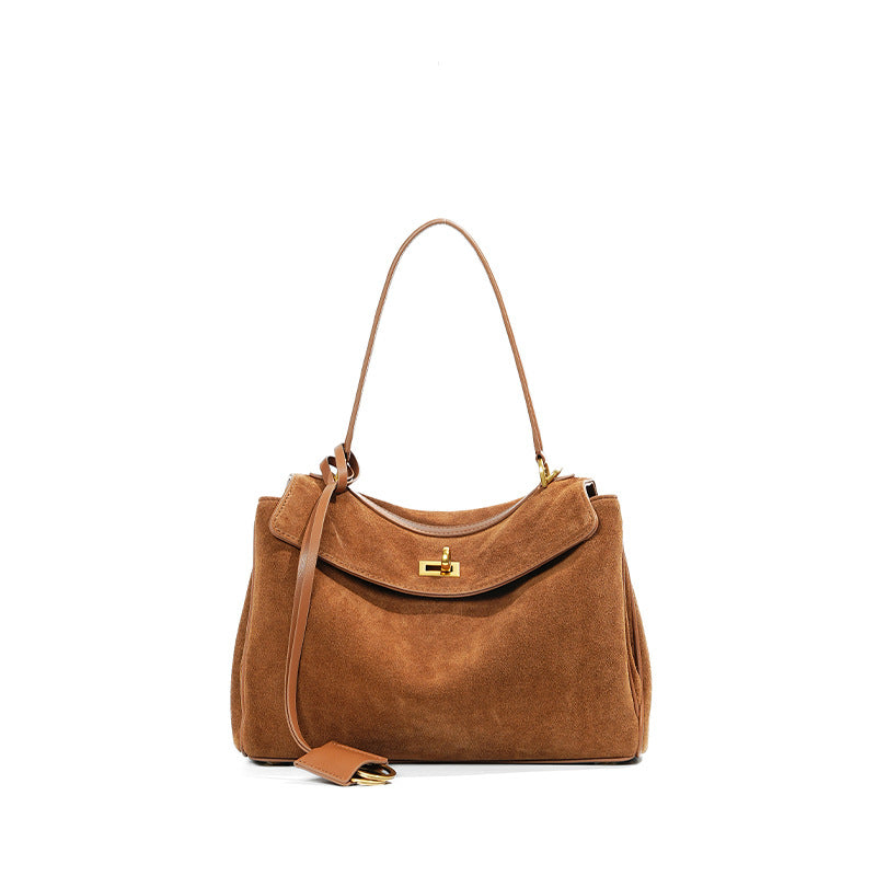 The Rivoli Suede Carryall