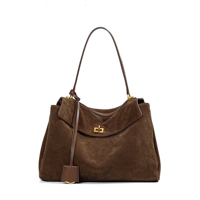 The Rivoli Suede Carryall