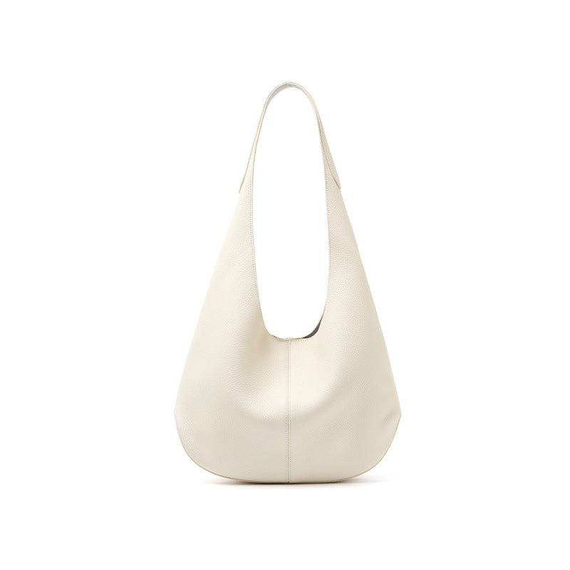 The Everyday Seamless Hobo | Premium Heavy-Weight Pebbled Leather Slouchy Tote
