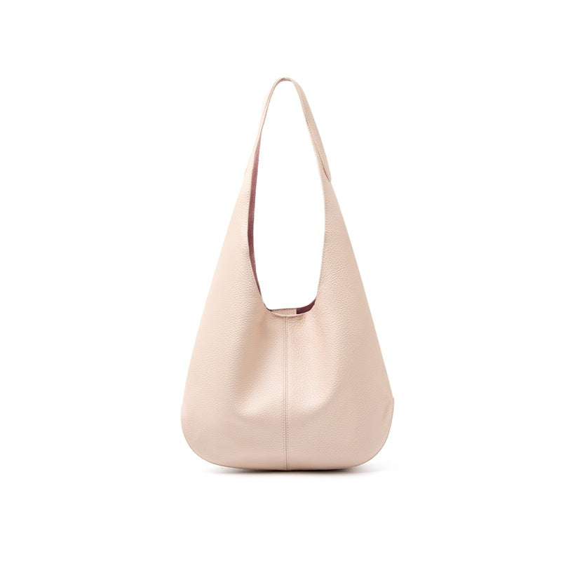 The Everyday Seamless Hobo | Premium Heavy-Weight Pebbled Leather Slouchy Tote