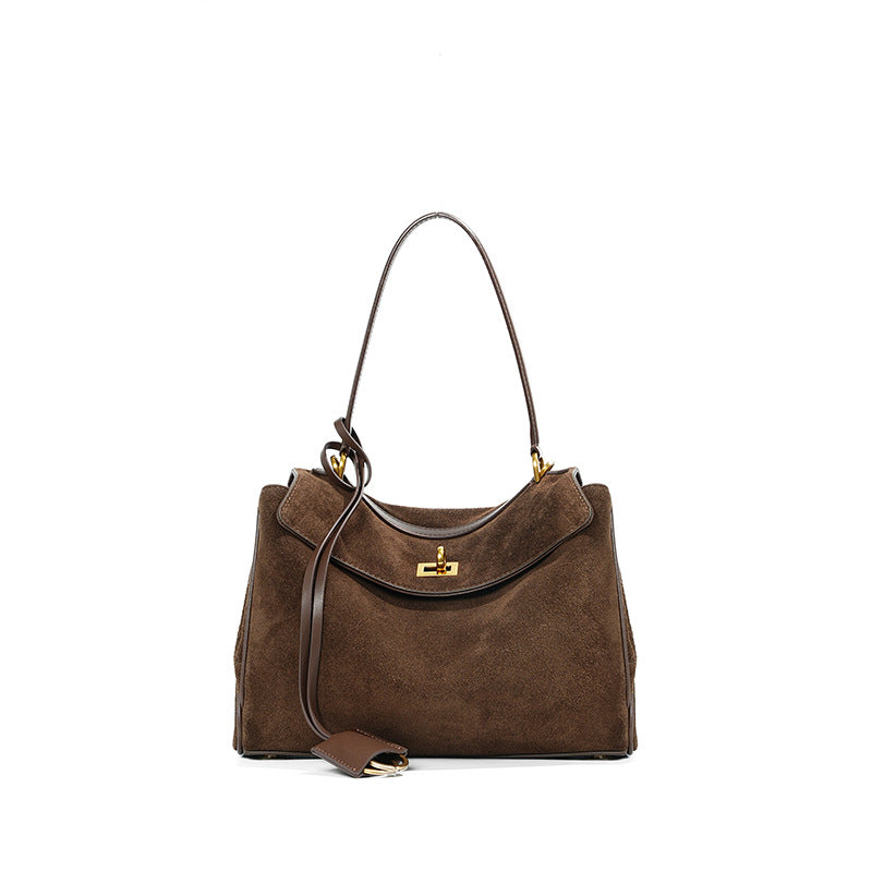 The Rivoli Suede Carryall