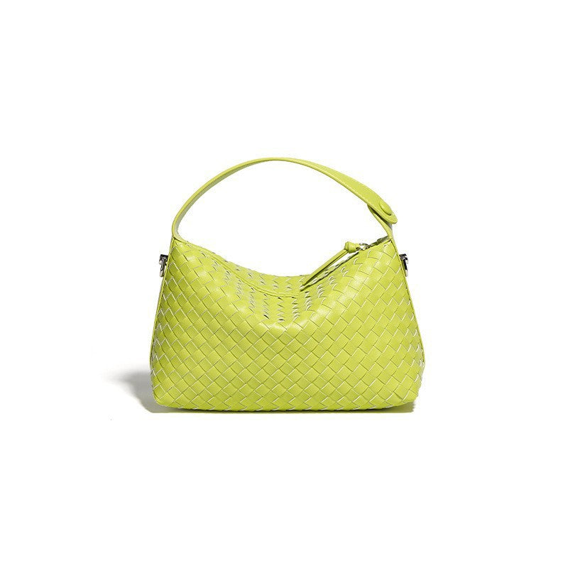The French Woven Hobo Bag | Premium Hand-Weaved Leather Slouchy Shoulder Clutch