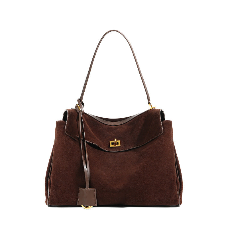 The Rivoli Suede Carryall