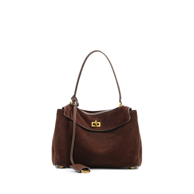 The Rivoli Suede Carryall